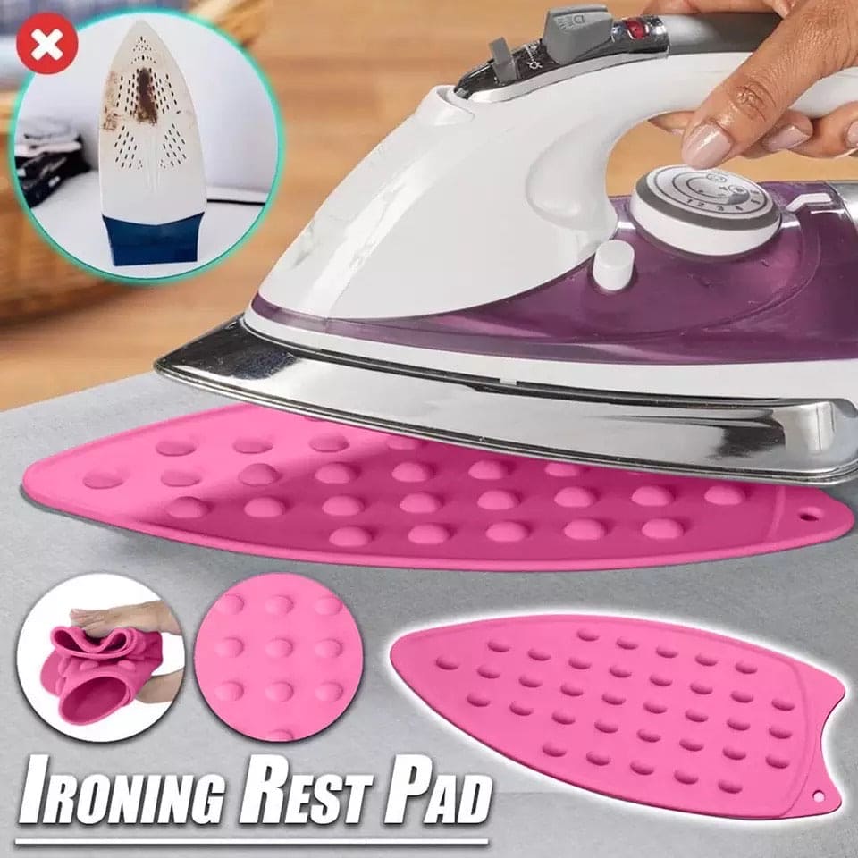Silicone Non-Stick Iron Pad, Heat Resistance Iron Mat, Ironing Rest Pad, Non-Slip Iron Coaster Silicone Non-Stick Iron Pad, Heat Resistance Iron Mat, Ironing Rest Pad, Non-Slip Iron Coaster